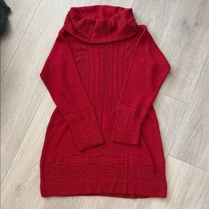Elegant Red Women's Sweater